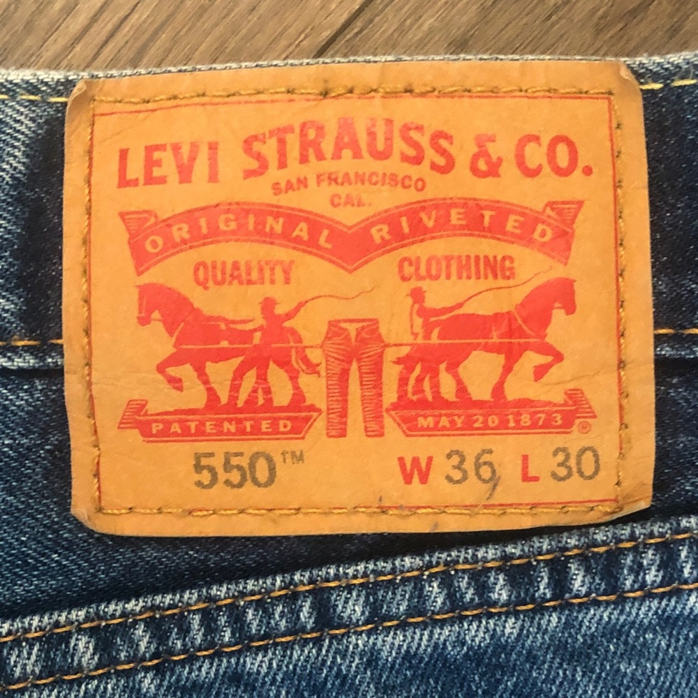 Levi’s 550 JEANS 5-pocket 100%Cotton 36X30 EUC